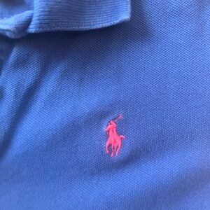 Polo by Ralph Lauren Classic Blue Polo with Red Accent